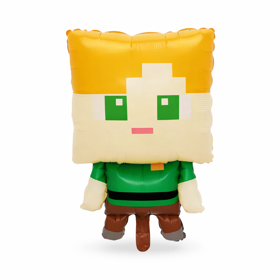 34" Alex Pixel Game Foil Balloon